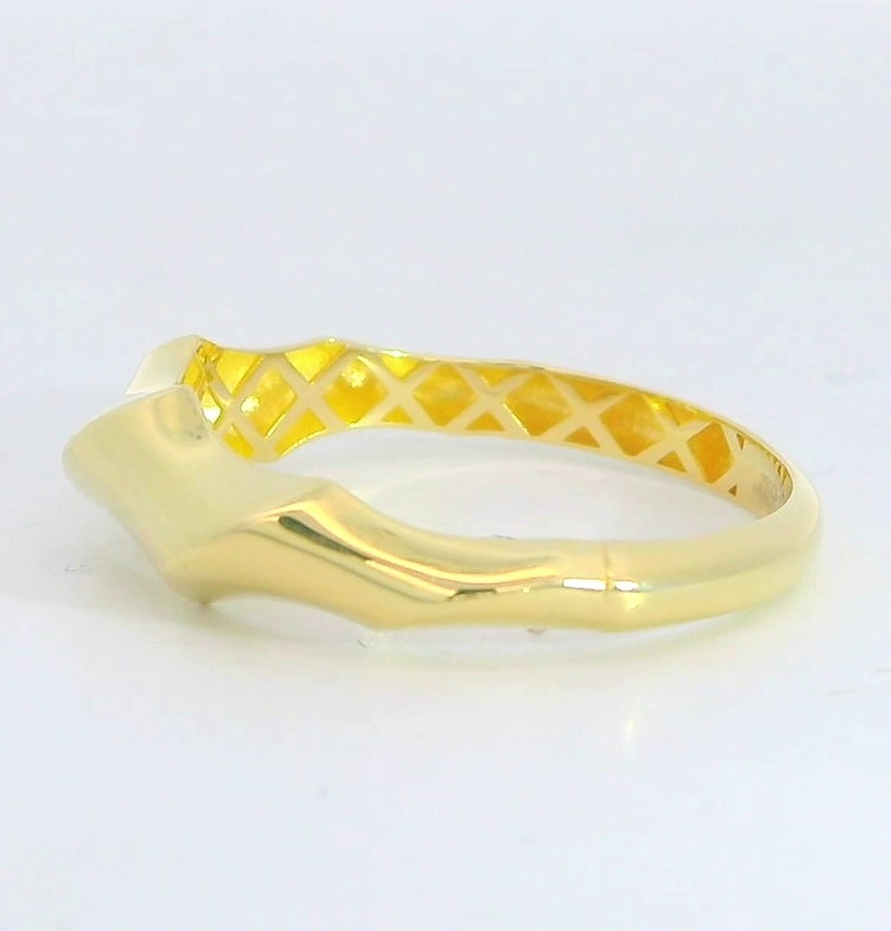 SORTIJA TRENZADA 9 KILATES