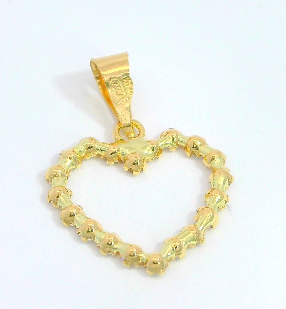 COLGANTE CORAZON PIEDRAS