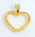 COLGANTE CORAZÓN  CON CIRCONITAS.15MM