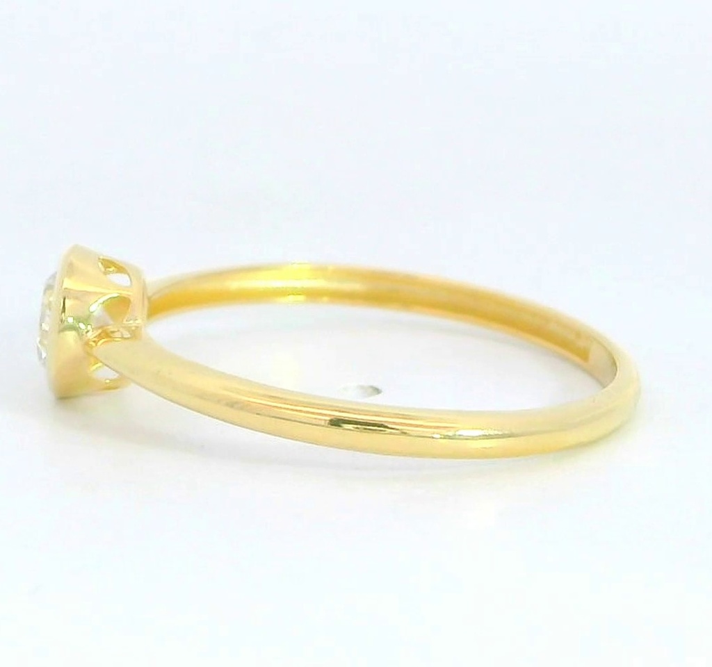 SORTIJA CIRCONITA REDONDA 5.5MM.9 KILATES