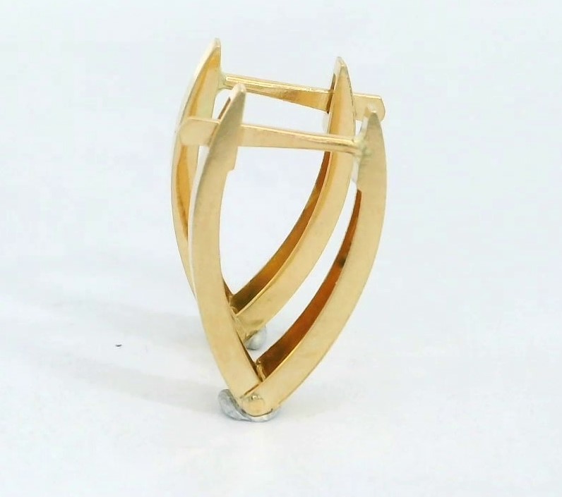 PENDIENTES MEDIO ARO 15x2MM .CATALAN