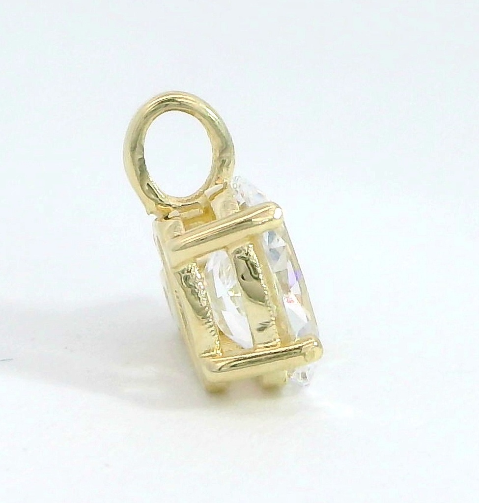 COLGANTE OVAL 2 GARRAS 6X4MM.