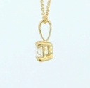 COLGANTE GARRA FUNDICION  5MM.BRILLANTE H-SI 1. 0.25 CT
