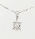 COLGANTE GARRA FUNDICION  3MM.BRILLANTE H-SI 1.  0.10CT