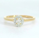 SORTIJA  BRILLANTES DI 1 OV 0.12 CT DI 12 SI-H 0.08 CT. 0.20CT TW