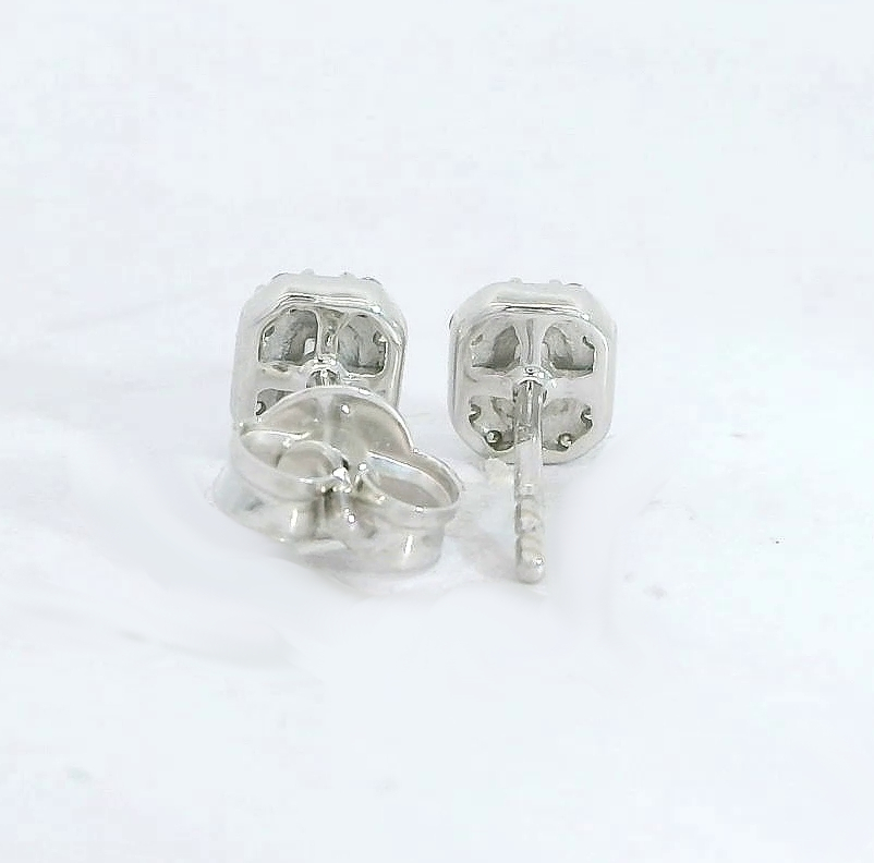 PENDIENTES BRILLANTES Di 2 EM 0.20 DI 12 RD SI H 0.08 12 RD 0.06 CT.0.34 CT TW
