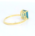 SORTIJA TOPACIO LONDON BLUE SEMIPRECIOSO 7x5MM