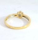 SORTIJA BRILLANTES  DI 17 RD 0.04 6 RD 0.13 DI 6 RD 0.01 SI-H.018 CT TW