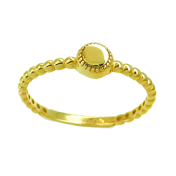 GOLD BALLS AND CIRCLE RING.