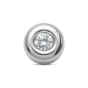 CHATON 4.5MM BRILLANTE DE 2MM 0.03 CT H-SI.