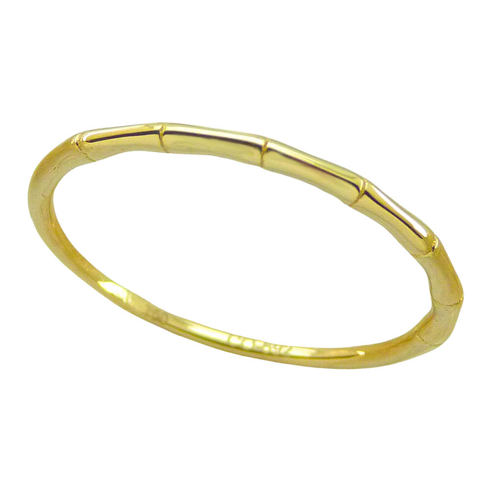 BAMBOO SHAPED  RING.