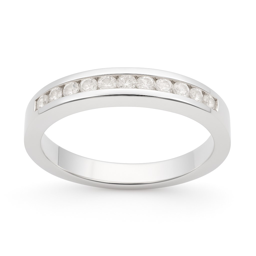 SORTIJA BRILLANTES 9x2.00MM VS-H 0.30 CT