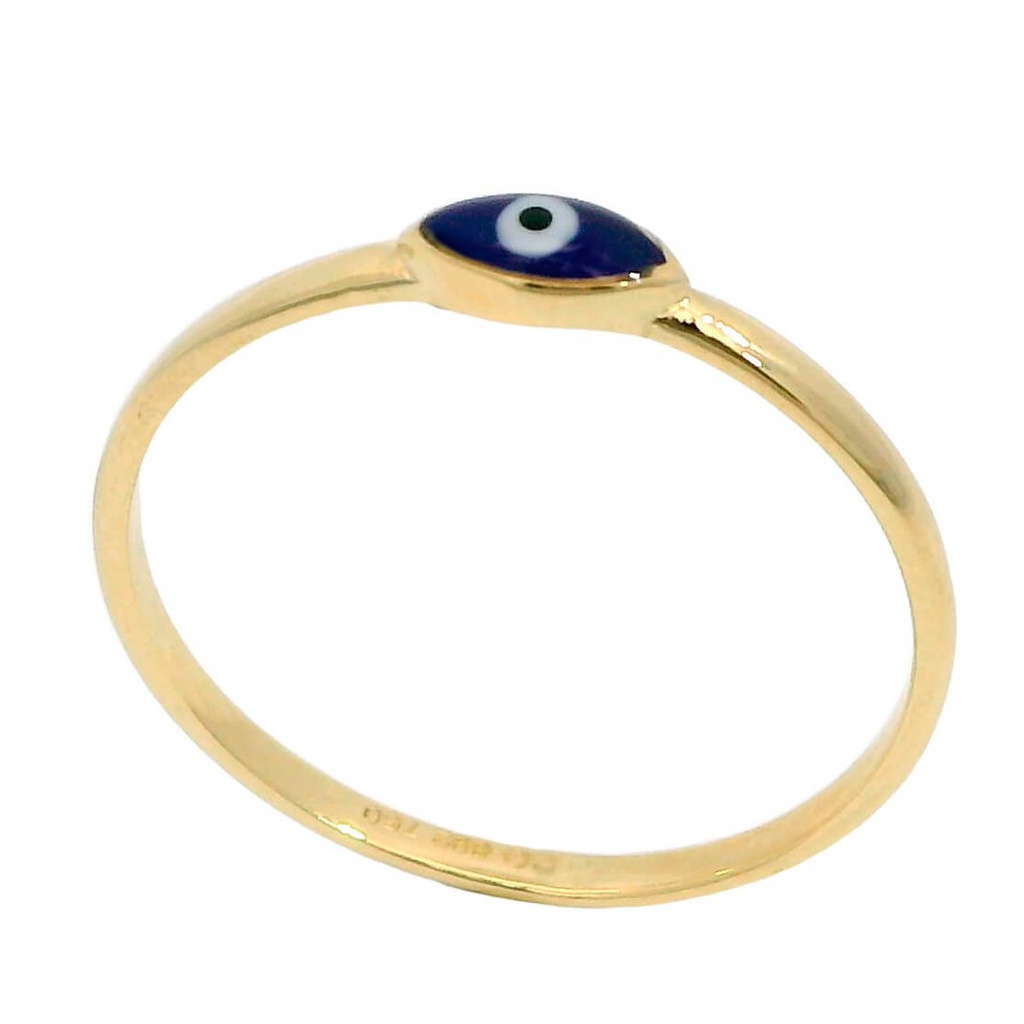 ENAMEL DEVIL EYE RING.