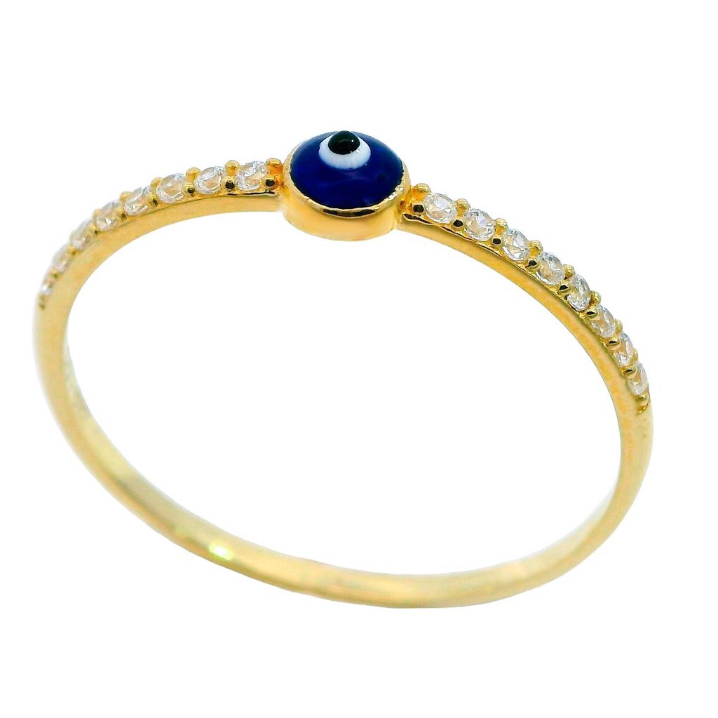 ENAMEL DEVIL EYE RING.