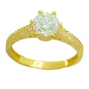 ROUND CZ RING.