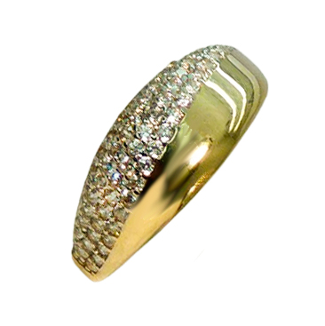 CZ GOLD RING