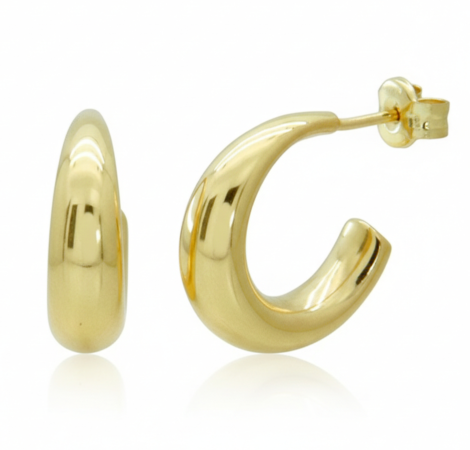 19x4MM HOOP EARRINGS.