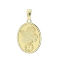 14MM OVAL  CHEEKY CHERUB MEDAL