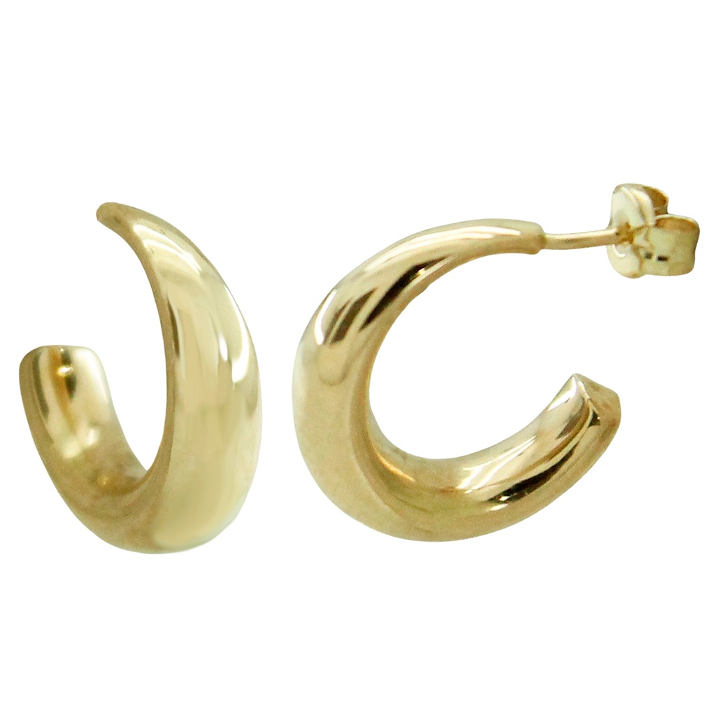 19x4MM HOOP EARRINGS.