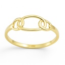 SORTIJA ESLABONES.CABEZA 6MM.