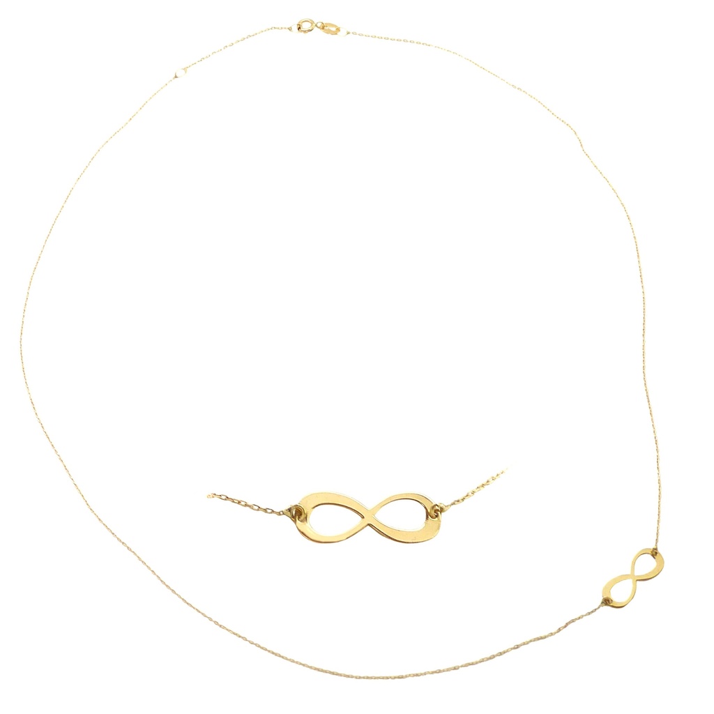 INFINITE SYMBOL NECKLACE.45CM.