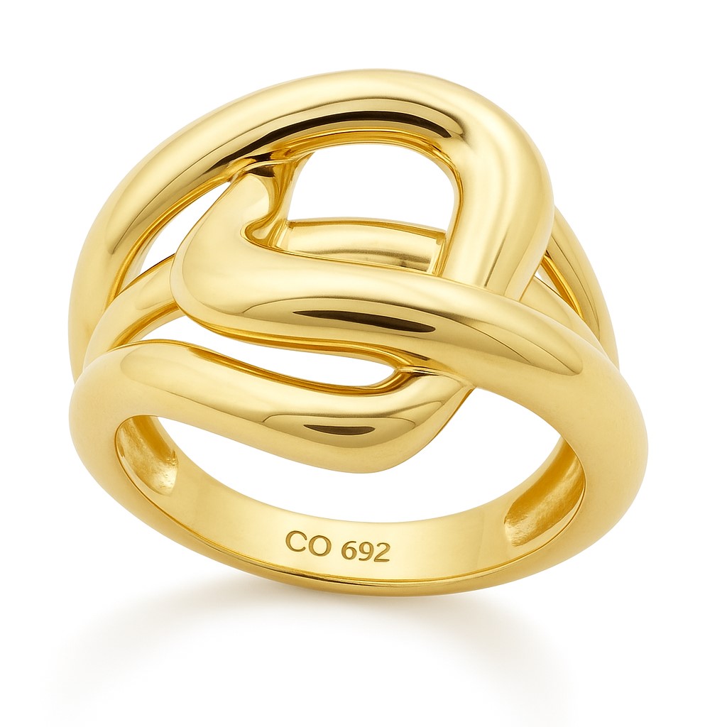 18MM CHAIN  GOLD RING.