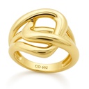 18MM CHAIN  GOLD RING.