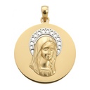 19MM VIRGIN MEDAL.