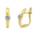 PENDIENTES MEDIO ARO DOBLE BANDA BICOLOR. (copia)
