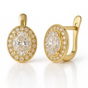 7x5MM CZ LEVERBACK EARRINGS