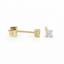 PENDIENTES GARRA FUNDICION DE 2MM.BRILLANTES H-SI 1. 0.05 CT TW