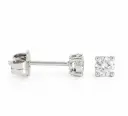 PENDIENTES GARRA FUNDICION DE 4MM.BRILLANTES H-SI 1. 0.50 CT TW.