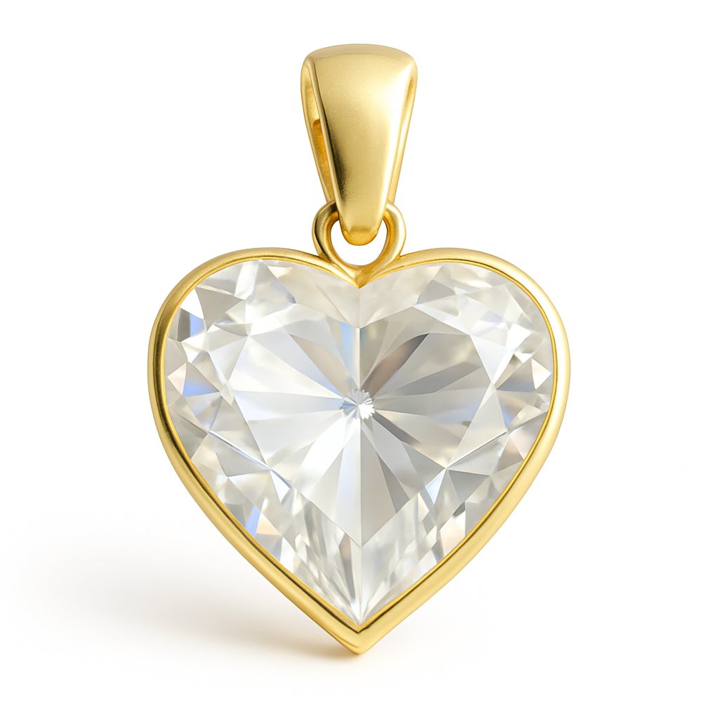 COLGANTE CIRCONITA CORAZÓN 8x8MM.