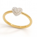 SORTIJA BRILLANTES DI 1 OV 0.07 CT DI 1 SI-H 0.01 3 CT. 0.02CT .0.10 CTTW