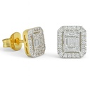 PENDIENTES BRILLANTES Di 6BG 0.165 DI 8 RD SI H 0.038 4 BG 0.022 36 SC 0.112 8 SC 0.022 CT.0.27 CT TW