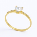 HEART CZ RING.