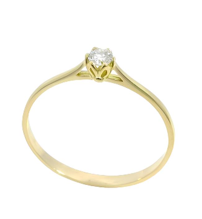 SOLITARIO BRILLANTE 3.00MM VS-H 0.11 CT