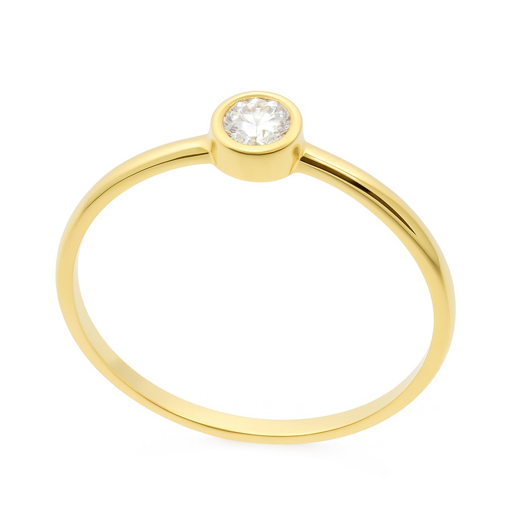 SOLITARIO BRILLANTE 3.00MM VS-H 0.11 CT