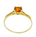 5MM MADEIRA CITRINE RING