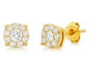 PENDIENTES BRILLANTES Di 2 RD 0.145 DI 18 RD SI H 0.185 CT.0.33 CT TW