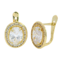 PENDIENTES ORLA CIRCONITA  DE 7x5MM. CATALAN