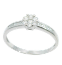 SORTIJA CUAJO BRILLANTES SI1-H .0.25 CT TW. (copia)