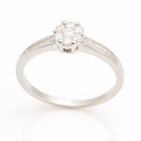 SORTIJA CUAJO BRILLANTES SI1-H .0.26 CT TW.