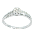 SORTIJA CUAJO BRILLANTES SI1-H .0.17 CT TW.
