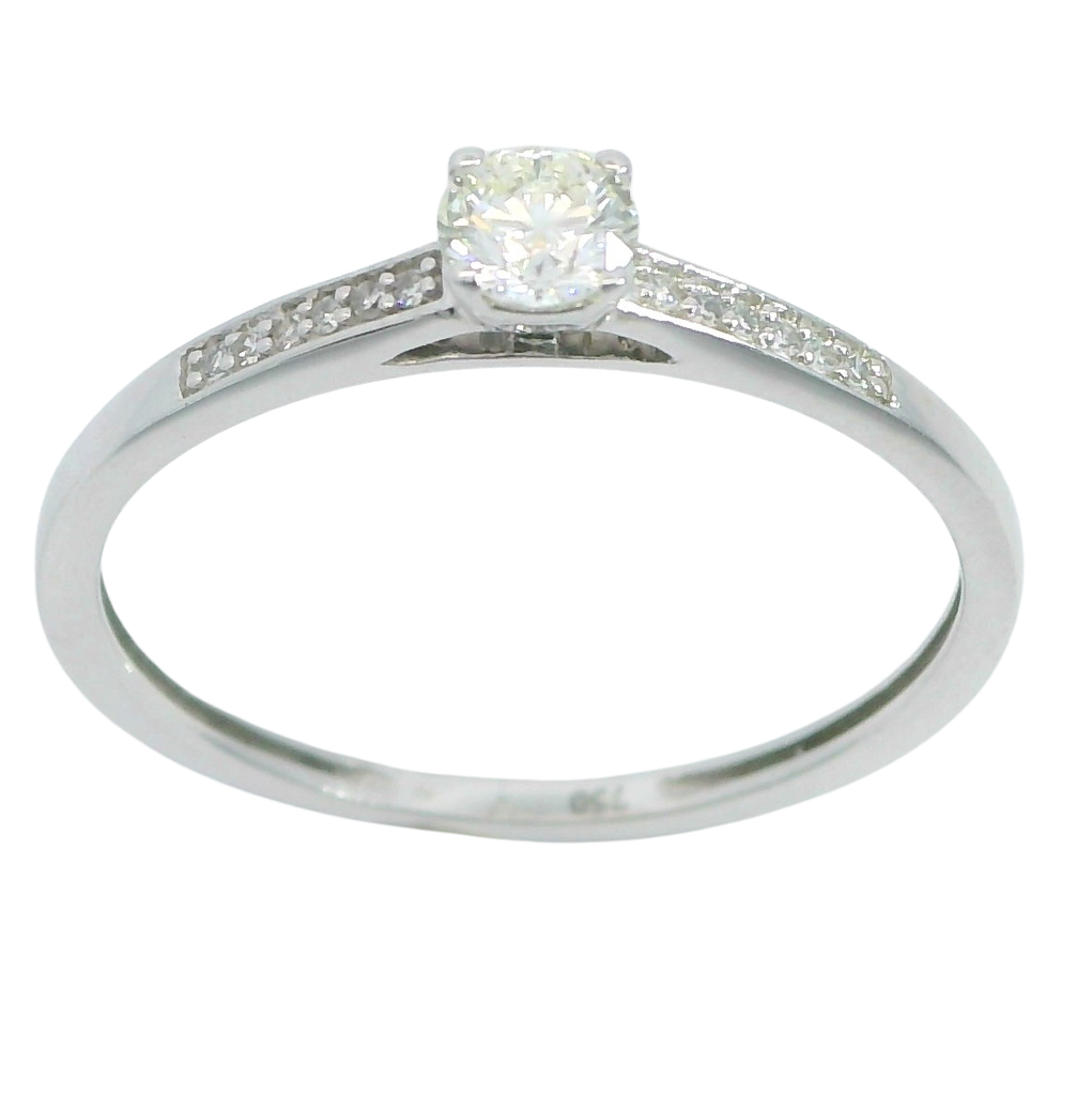 SORTIJA CUAJO BRILLANTES SI1-H .0.14 CT TW.