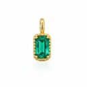 6x4MM NANO EMERALD PENDANT.9 KARAT