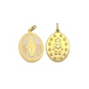 MEDALLA VIRGEN MILAGROSA OVAL  CON NÁCAR 21MM. (copia)