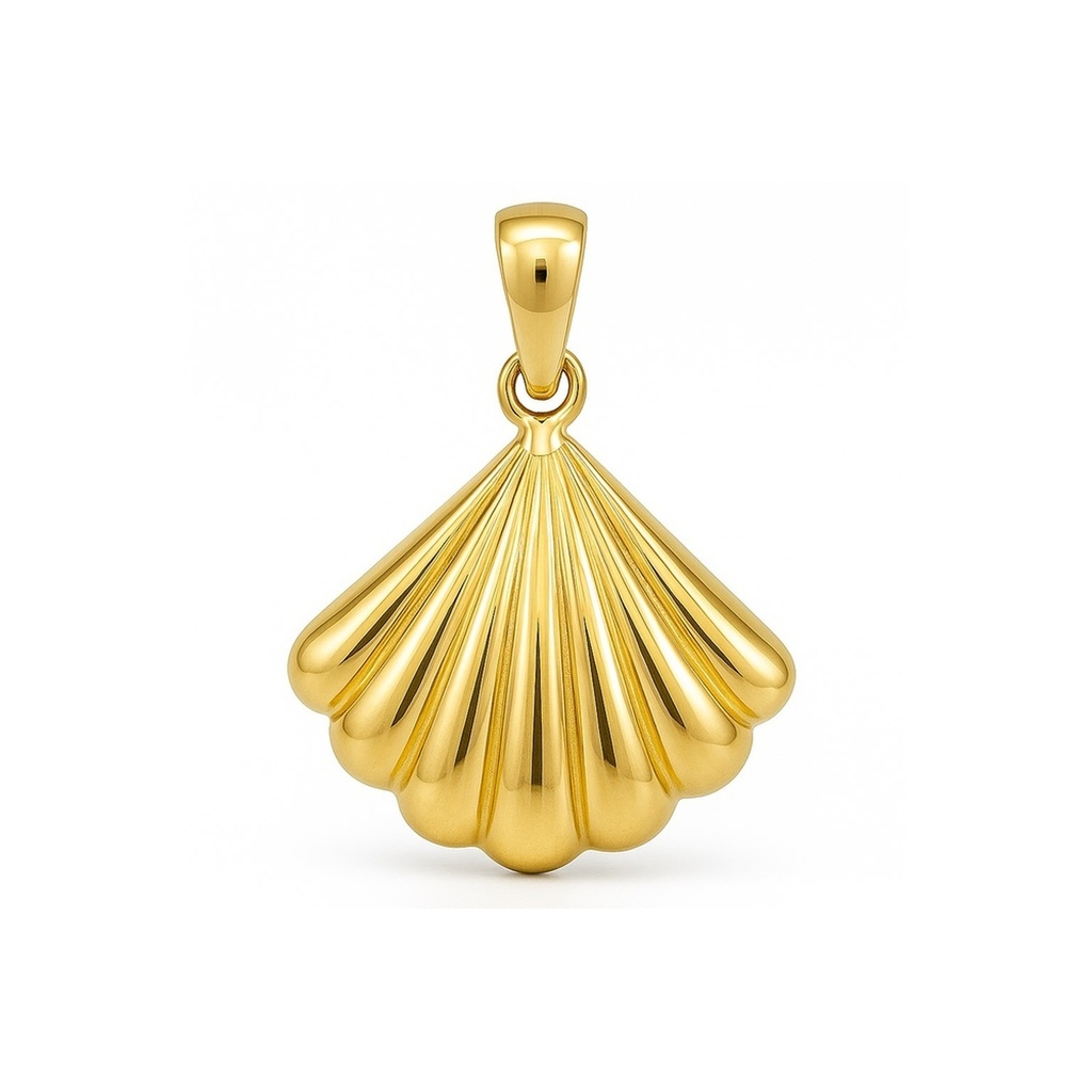COLGANTE CONCHA COMPOSTELANA.14x13MM.