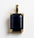 COLGANTE ZAFIRO NATURAL 7x5MM.