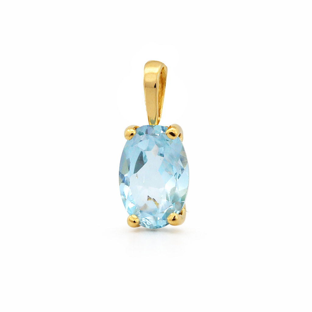 COLGANTE TOPACIO AZUL OVAL 7x5MM. (copia)